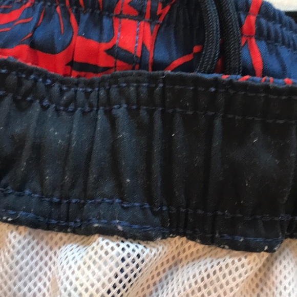 Nautica Men’s Swim Trunks S Small Blue Red - Picture 10 of 11